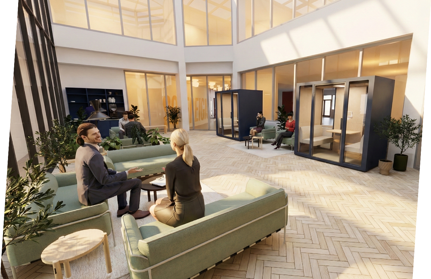 Ground floor atrium