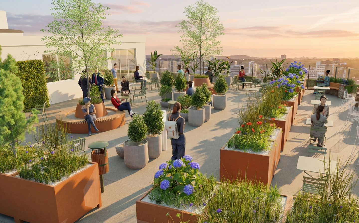 Roof terrace